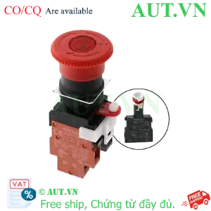Ảnh của Nút Nhấn Dừng Khẩn Cấp Omron A22EL-M-T1-02 | Đầu Nấm 40mm, LED 100VAC, 2NC