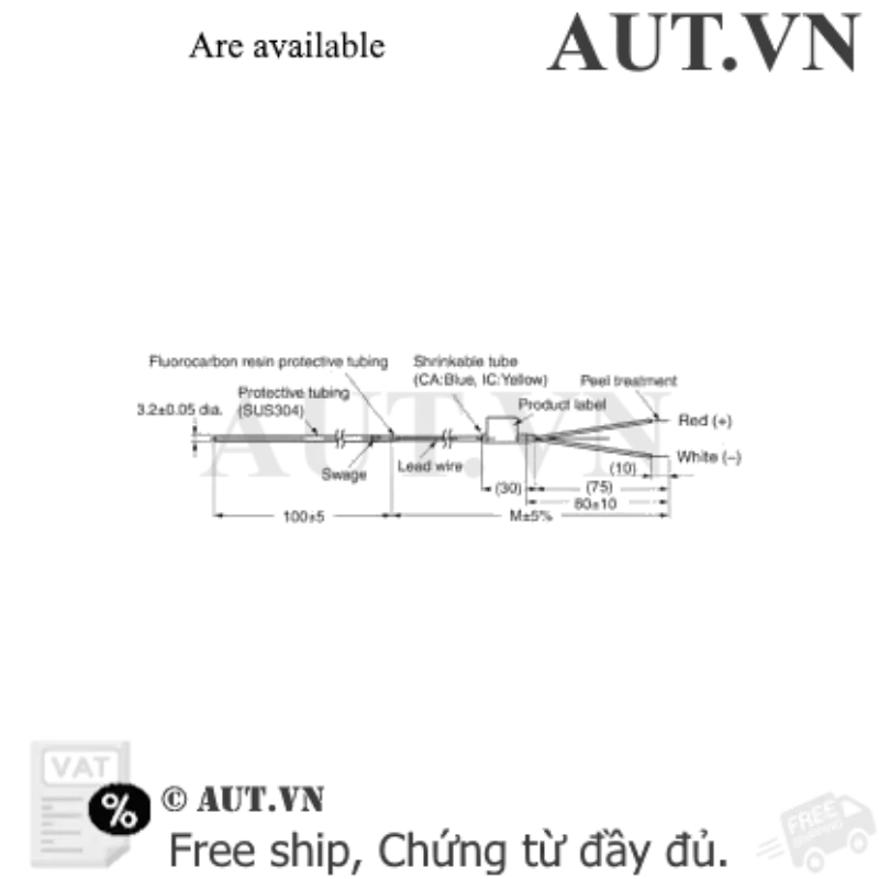 Ảnh của Cảm biến nhiệt độ Omron E52-IC10AE-N 4M