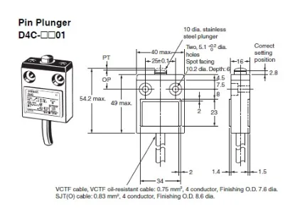Ảnh của Công tắc hành trình Limit Switch  Omron D4C-4301