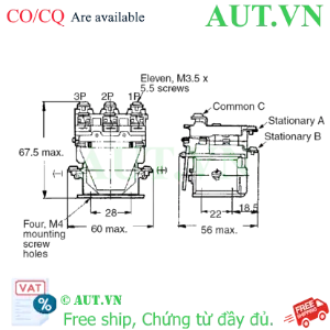 Ảnh của Rơ le trung gian Omron MM3XB AC100/(110)