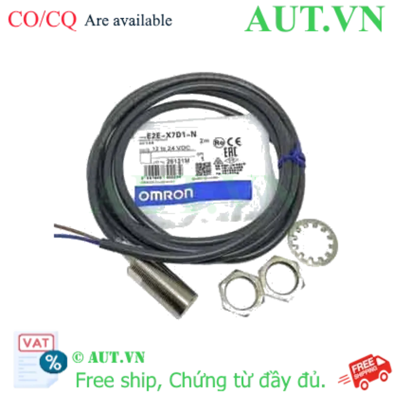 Ảnh của Cảm biến tiệm cận Omron E2E-X7D1-N 2M | M18, 2 Dây AC/DC, Khoảng cách 7mm