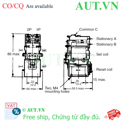 Ảnh của Rơ le trung gian Omron MM2K AC100/(110)