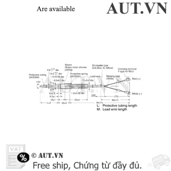 Ảnh của Cảm biến nhiệt độ Omron E52-CA6ASY 2M
