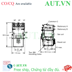 Ảnh của Rơ le trung gian Omron MM3K AC200/(220)