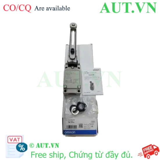 Ảnh của Công tắc hành trình Omron WLCA12-2N | Cần gạt điều chỉnh 25-89mm, Chống nước IP67, Tiếp điểm DPST - Chính hãng AUT VN