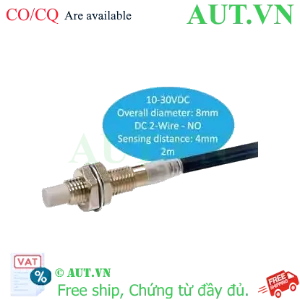 Ảnh của Cảm biến tiệm cận Omron E2E-X4MD1 2M - M8, 4mm, Ngõ ra 2 Dây DC NO