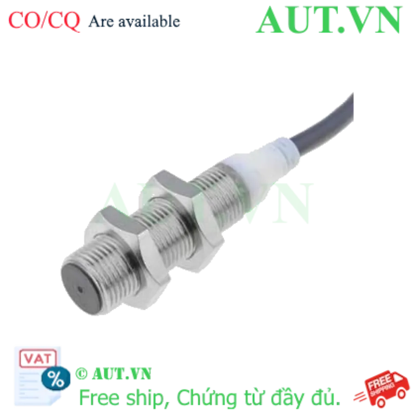 Ảnh của Cảm Biến Tiệm Cận Omron E2A-S12KS04-WP-C1 | M12, 4mm, NPN NO, Vỏ Thép SUS303 Siêu Bền