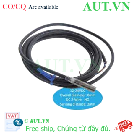 Ảnh của Cảm biến tiệm cận Omron E2E-X2D1-N 2M - M8, 2mm, NO (Chính Hãng AUT VN)