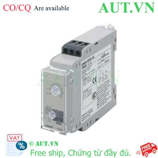 Ảnh của Timer Omron H3DK-GE AC240-440: Bộ Định Thời Sao Tam Giác Siêu Mỏng 22.5mm, Nguồn 240-440VAC, Chính Hãng AUT VN
