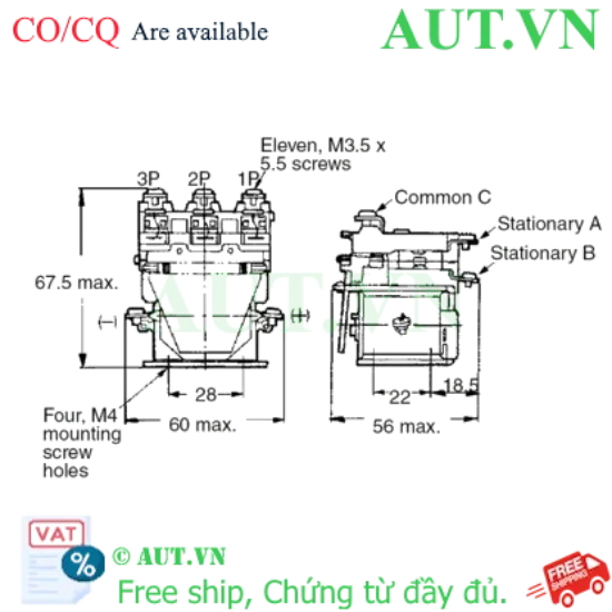 Ảnh của Rơ le trung gian Omron MM3XB DC24