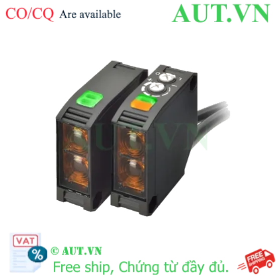 Ảnh của Cảm biến quang điện Omron E3JK-TN11 2M - Thu phát riêng, 40m, Ngõ ra NPN