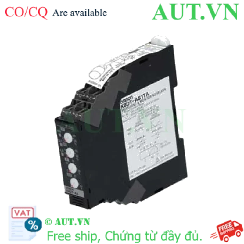 Ảnh của Rơ le bảo vệ dòng Omron K8DT-AS1TA - Chống Quá/Sụt Dòng, Hiển Thị Analog, Siêu Nhỏ Gọn