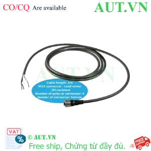 Ảnh của Cable cho cảm biến Omron XS5F-D421-D80-P