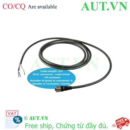 Ảnh của Cable cho cảm biến Omron XS5F-D421-D80-P