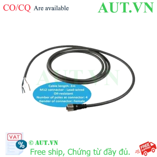 Ảnh của Cable cho cảm biến Omron XS5F-D421-D80-P
