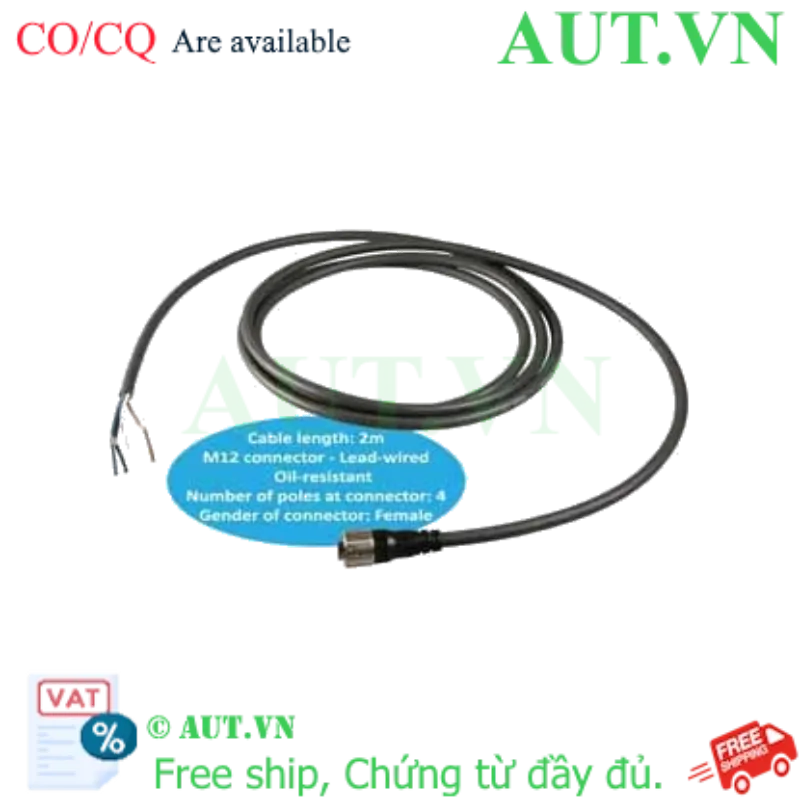 Ảnh của Cable cho cảm biến Omron XS5F-D421-D80-P