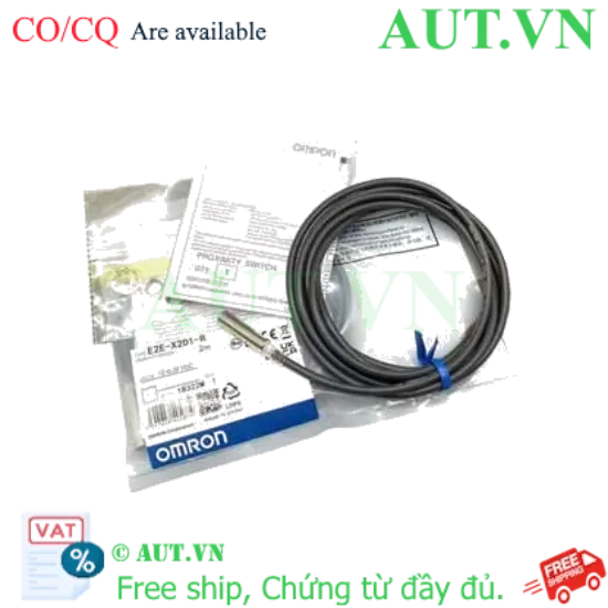 Ảnh của Cảm biến tiệm cận Omron E2E-X2D1-R 2M | M8, 2mm, 2 Dây DC NO (Chính hãng AUT VN)