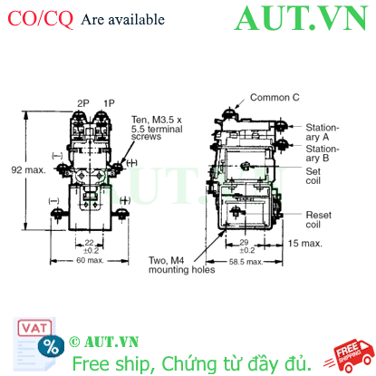 Ảnh của Rơ le trung gian Omron MM2XKB DC200/220