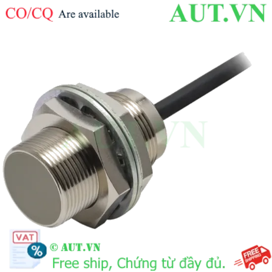 Ảnh của Cảm biến tiệm cận Omron E2C-X5A 3M - Ren M18, Phát hiện 5mm, Chống nhiễu Shielded Chính hãng AUT VN
