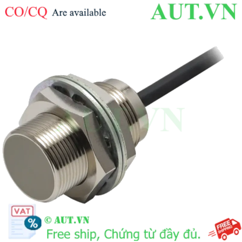 Ảnh của Cảm biến tiệm cận Omron E2C-X5A 3M - Ren M18, Phát hiện 5mm, Shielded chống nhiễu