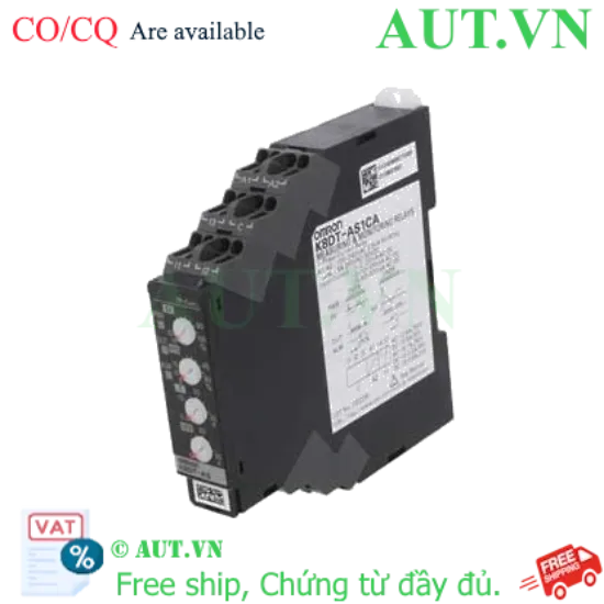 Ảnh của Rơ le giám sát dòng điện Omron K8DT-AS1CA | Chống Quá Dòng & Sụt Dòng | 100-240VAC | Chính Hãng AUT VN