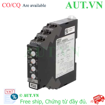 Ảnh của Rơ le bảo vệ dòng Omron K8DT-AS2CA: Chống Quá Dòng, Sụt Dòng, Tiếp Điểm SPDT