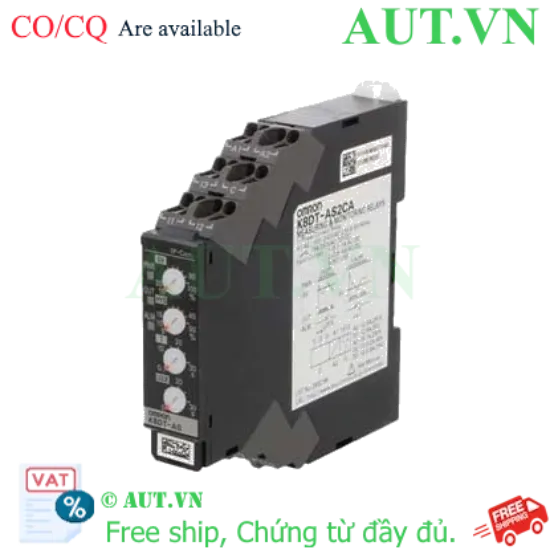 Ảnh của Rơ le bảo vệ dòng Omron K8DT-AS2CA: Chống Quá Dòng, Sụt Dòng, Tiếp Điểm SPDT - Chính Hãng AUT VN