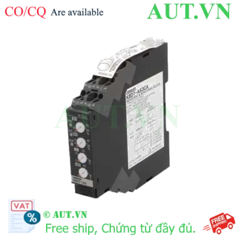 Ảnh của Rơ le bảo vệ dòng Omron K8DT-AS3CA - Chống Quá & Sụt Dòng 0.5-59A - Slim 17.5mm