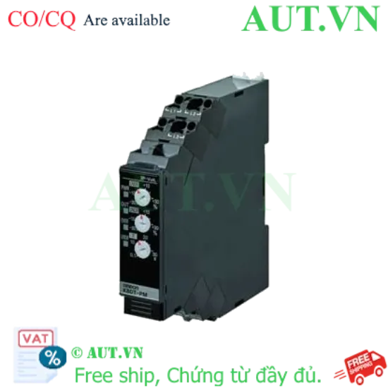 Ảnh của Rơ Le Bảo Vệ Pha Omron K8DT-PM1TN - Chống Mất Pha, Thiết Kế Slim 17.5mm, Kết Nối Push-In Plus Chính Hãng