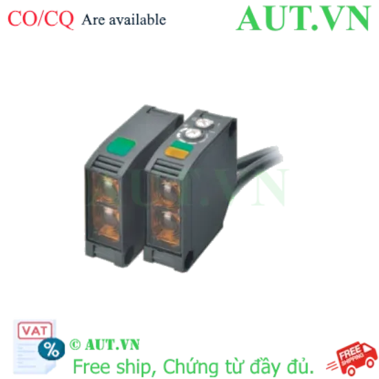 Ảnh của Cảm biến quang điện Omron E3JK-TN13 2M - Thu Phát Riêng, NPN, Tầm Xa 40m Chính Hãng