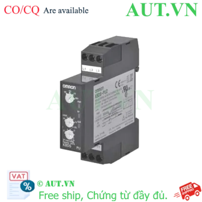 Ảnh của Rơ Le Giám Sát Pha Omron K8DS-PU1 - Chống Mất Pha, Đảo Pha, Thấp Áp - Siêu Mỏng 17.5mm | AUT VN