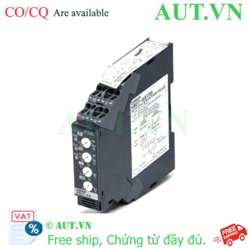 Ảnh của Rơ le bảo vệ dòng Omron K8AK-AS2 (100-240VAC) - Chống Quá Dòng, Sụt Dòng, Lắp Thanh Ray DIN