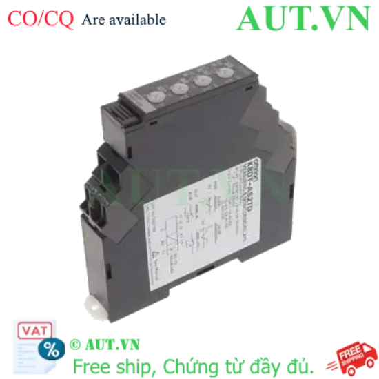 Ảnh của Rơ le giám sát dòng Omron K8DT-AS2TD - Bảo vệ Quá dòng & Sụt dòng, Nguồn 24V, Chính hãng AUT VN