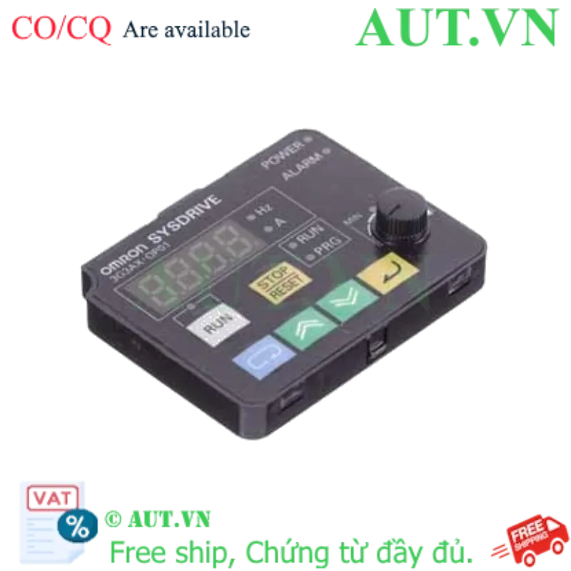 Ảnh của Bộ Điều Khiển Từ Xa LED Omron 3G3AX-OP01 cho Biến Tần MX2 - Màn Hình 7 Đoạn & Biến Trở Cài Tần