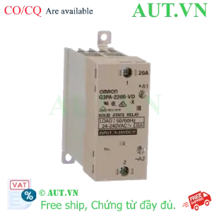 Ảnh của Relay Bán Dẫn Omron G3PA-220B-VD-X | 3 Pha 20A, Tích Hợp Tản Nhiệt, Chuẩn DIN Rail