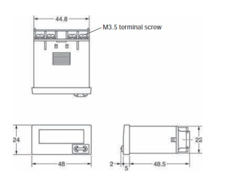 Ảnh của Bộ đếm Omron H7ET-N