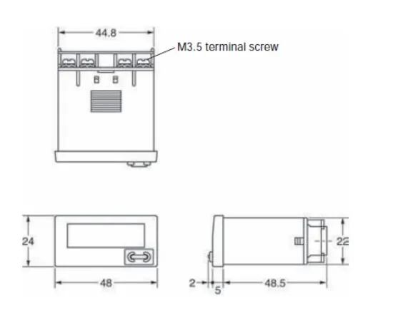 Ảnh của Bộ đếm Omron H7ET-N