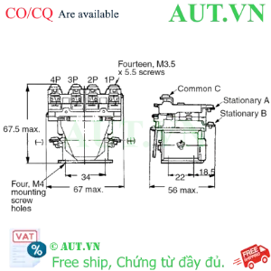 Ảnh của Rơ le trung gian Omron MM4XB DC48