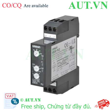 Ảnh của Rơ le bảo vệ pha Omron K8DS-PU2 | Bảo vệ mất pha, đảo pha, thấp áp