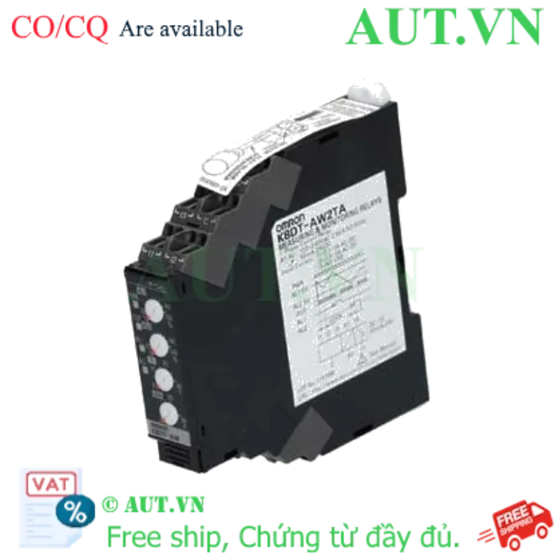 Ảnh của Rơ le bảo vệ dòng Omron K8DT-AW2TA: Siêu mỏng 17.5mm, Giám sát AC/DC, Chống Quá & Thấp Dòng