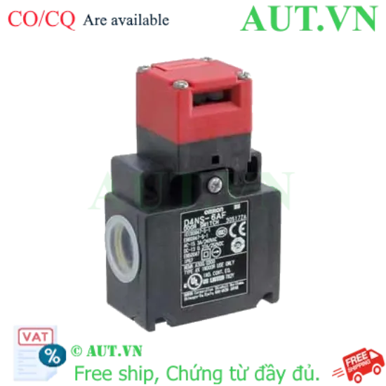 Ảnh của Khóa Cửa An Toàn Omron D4NS-6AF: Tiếp Điểm 1NO+1NC, Chống Nước IP67, Độ Bền Công Nghiệp