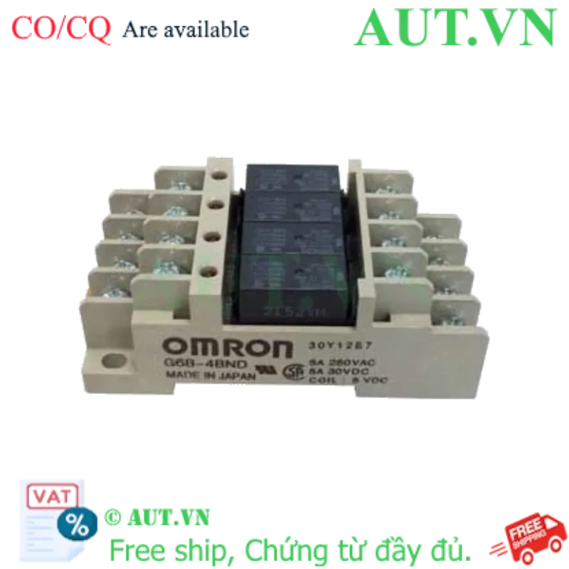 Ảnh của Rơ le trung gian Omron G6B-4BND DC5