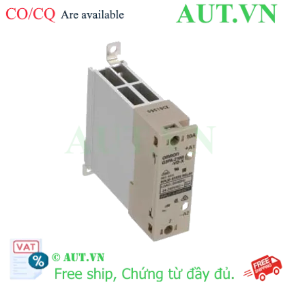 Ảnh của Relay Bán Dẫn Omron G3PA-210B-VD-X DC5-24 | 3 Pha 10A, Zero Cross, Chống Nhiễu Chính Hãng