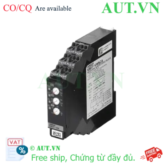 Ảnh của Rơ le bảo vệ điện áp Omron K8DT-VW3CA: Chống Quá/Thấp Áp, 100-240VAC, Siêu Mỏng 17.5mm