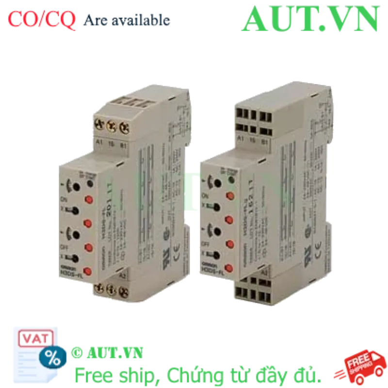 Ảnh của Timer Omron H3DS-FLC: Siêu Mỏng 17.5mm, Nguồn 24-230V, Chế Độ Twin/Flicker | AUT VN
