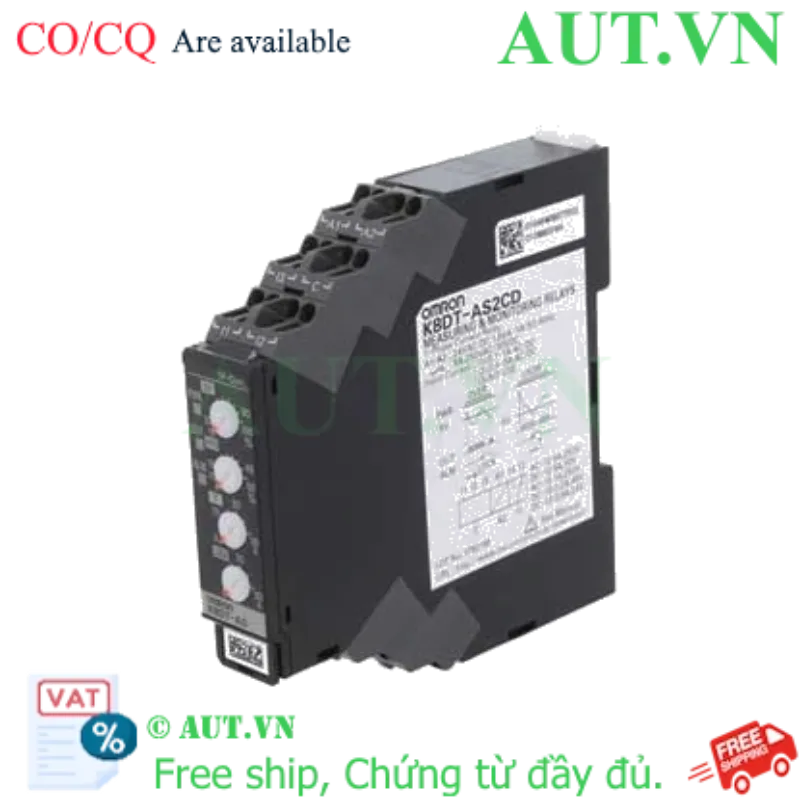 Ảnh của Rơ le bảo vệ dòng Omron K8DT-AS2CD - Chống Quá Dòng & Sụt Dòng - Nguồn 24VAC/DC