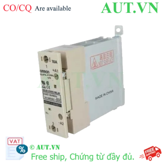 Ảnh của Rơ Le Bán Dẫn Omron G3PA-210BL-VD 3 Pha 10A: Chống Nhiễu, Gia Nhiệt Chính Xác, Bền Bỉ