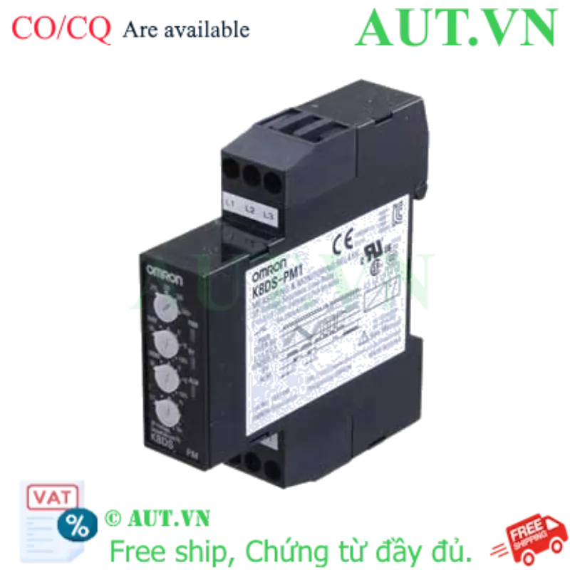 Ảnh của Rơ Le Bảo Vệ Pha Omron K8DS-PM1: Chống Mất/Đảo Pha & Quá/Thấp Áp - Chính Hãng AUT VN