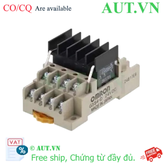Ảnh của Relay Bán Dẫn Omron G3S4-D DC24: 24VDC 1A, Đóng Ngắt Siêu Nhanh, Độ Bền Vĩnh Cửu - AUT VN