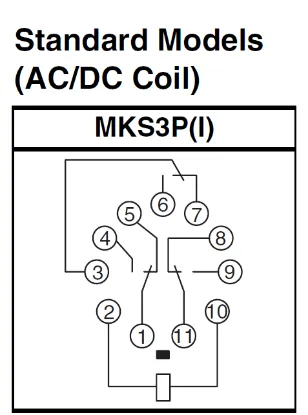 Ảnh của Rơ le trung gian  Omron MKS3PI DC6